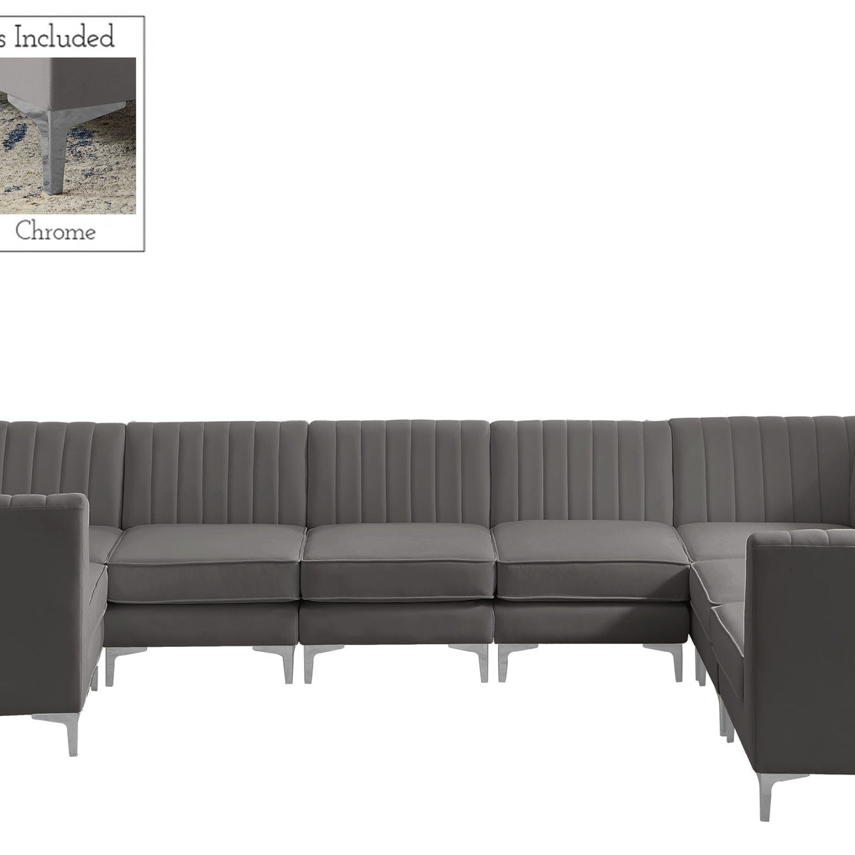 Alina - 8 Piece Modular U-Shaped Sectional