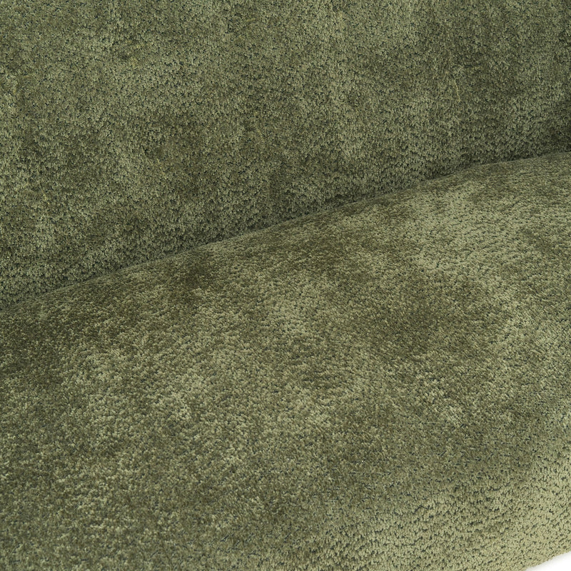 Nordic Chair Laid Back Loveseats With Curved Backres, No Armrests