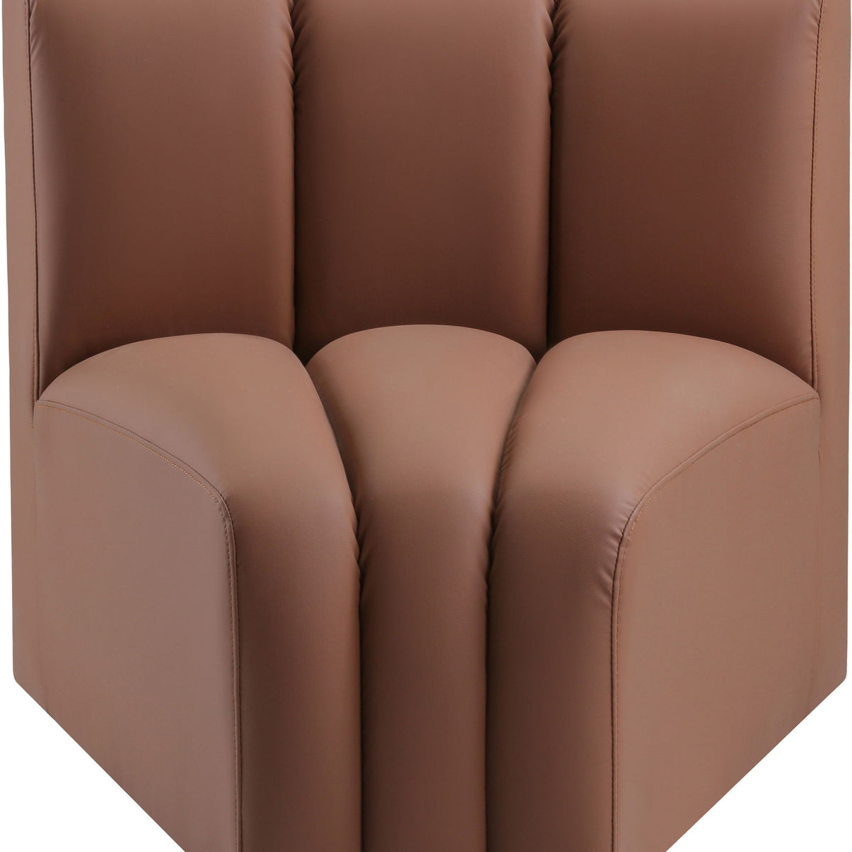 Arc - Faux Leather Curved Corner Chair
