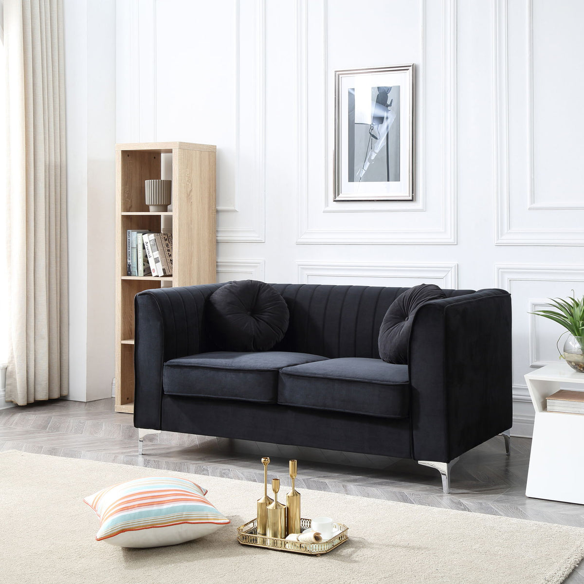 Delray - Micro Suede Loveseat