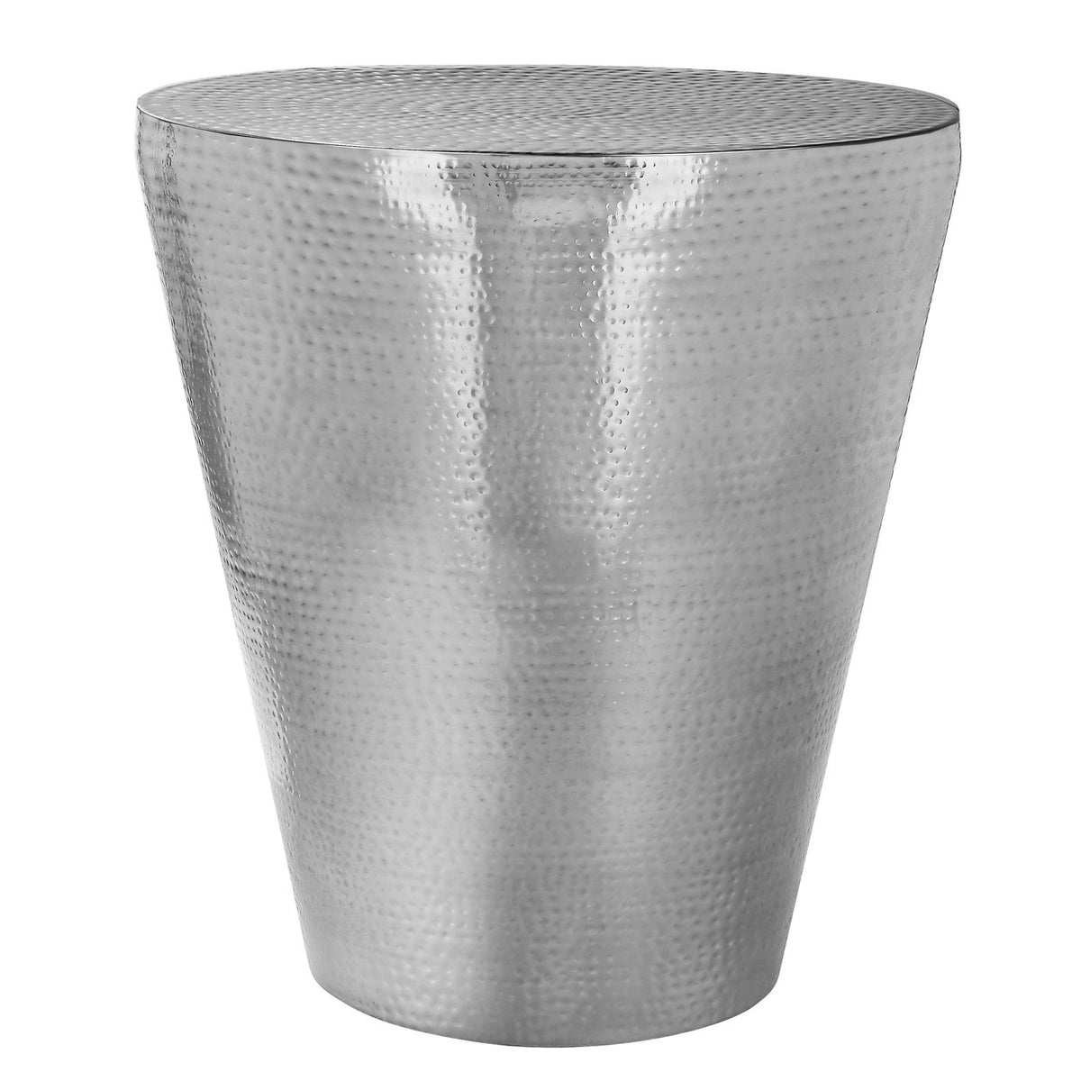 Drum Accent Side Table, Elegant Design