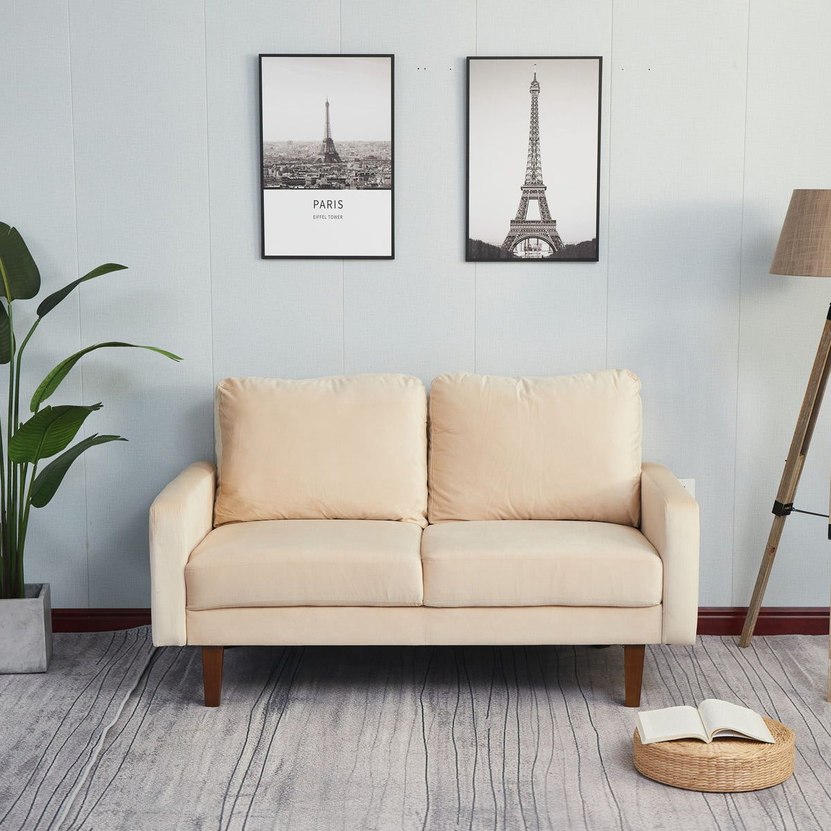 Comfortable Loveseat With Durable Construction