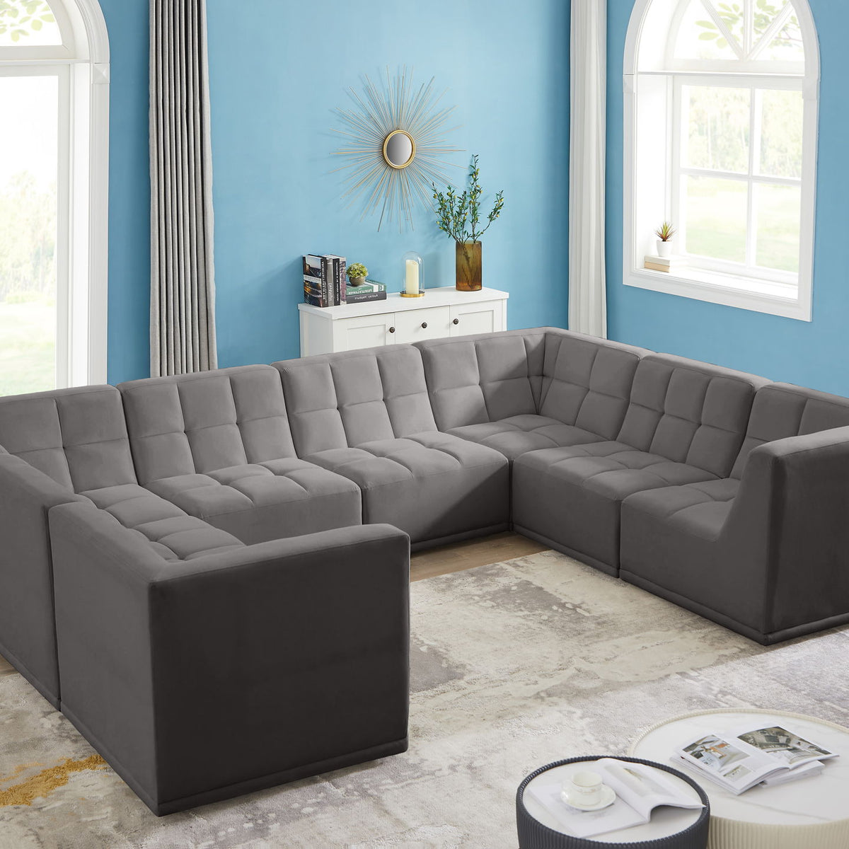 Relax - 8 Piece Modular Sectional