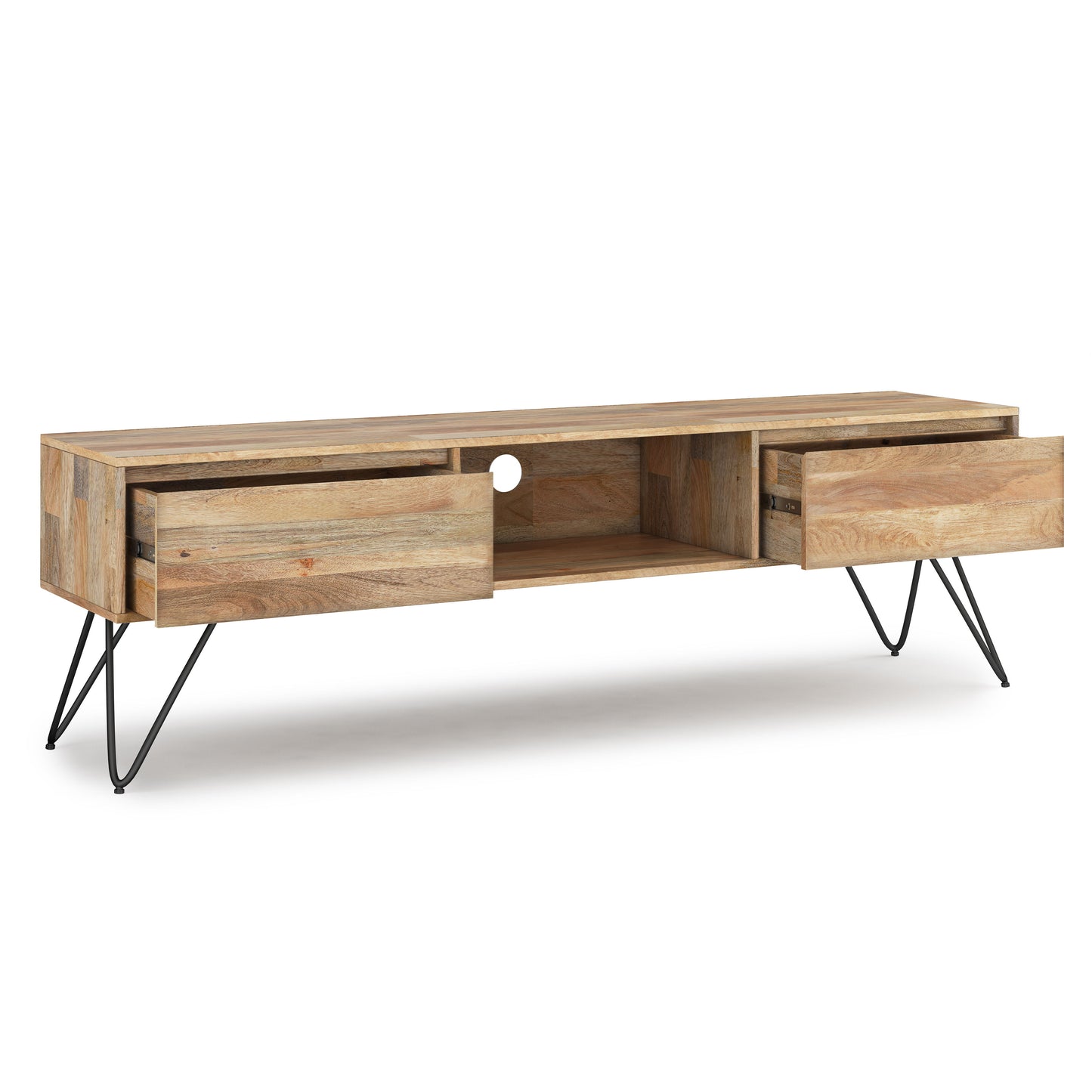 Hunter - Handcrafted TV Media Stand - Natural