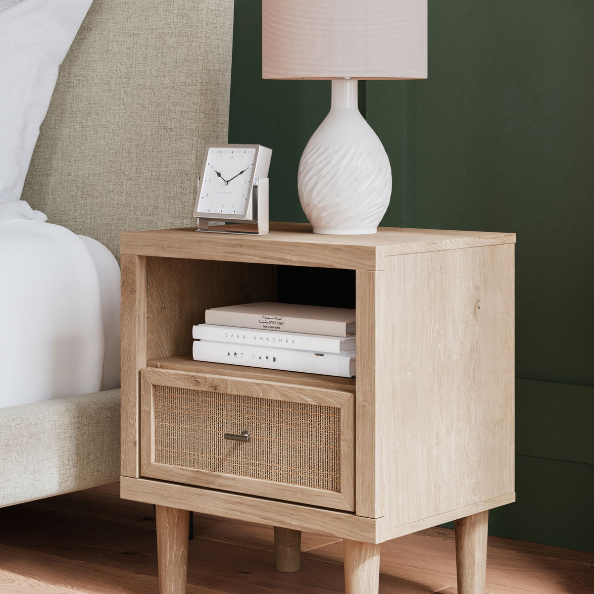 Cielden - One Drawer Night Stand - Two-Tone