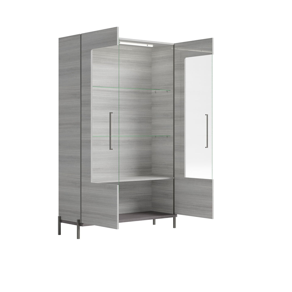 Mia - 2 Door China - White / Gray / Silver