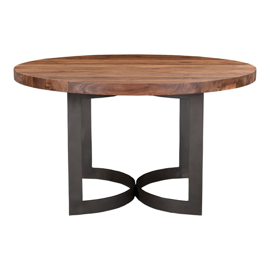 Bent - Round Dining Table - Natural Stain