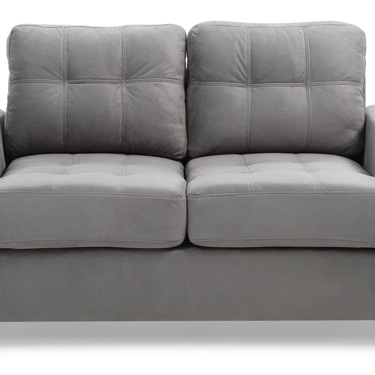Stylish Transitional Loveseat For Two