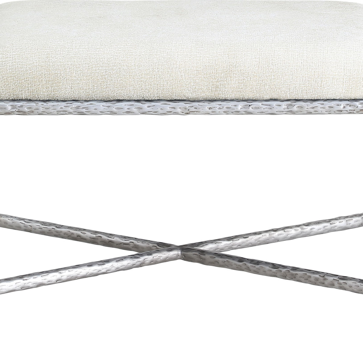 Valley - Bench With Silver Frame