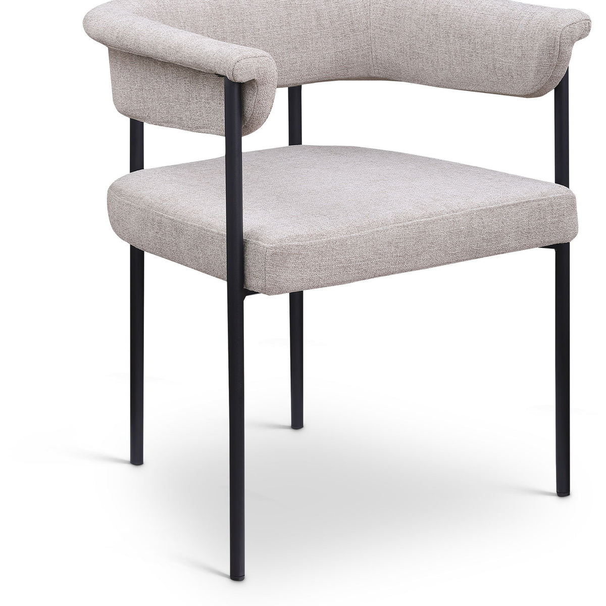 Malin - Linen Dining Chair (Set of 2) - Taupe