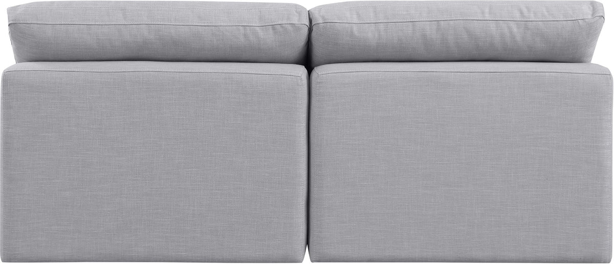 Indulge - Linen 2 Seat Modular Armless Sofa
