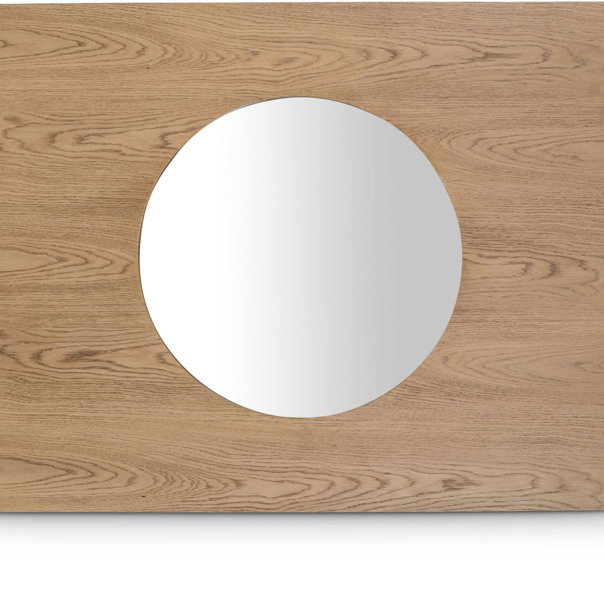 Optic - Oak Wood Frame Mirror