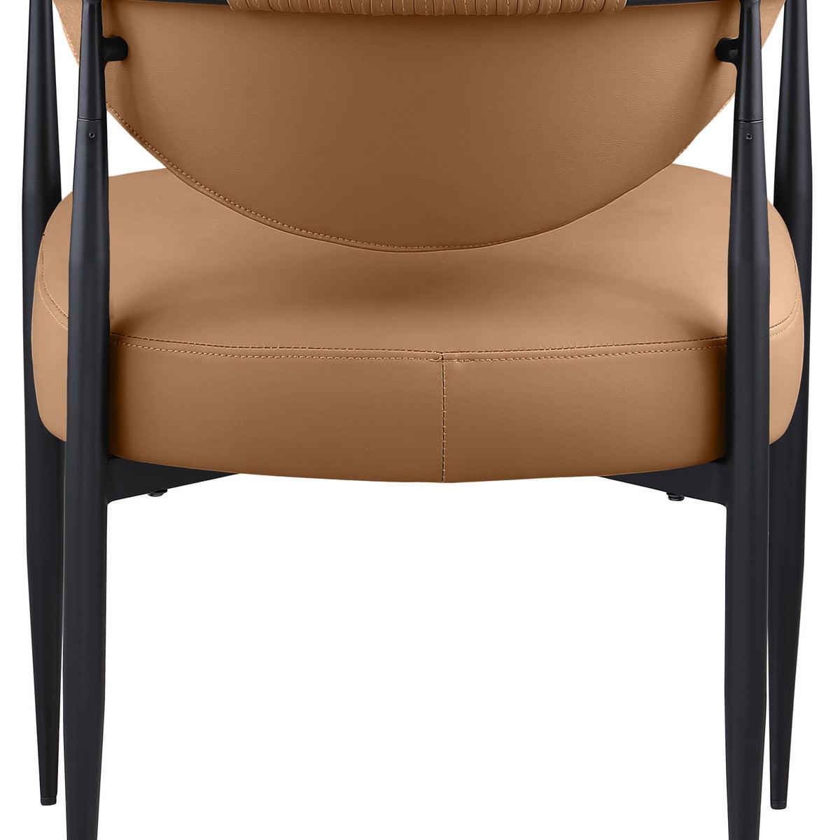 Virella - faux Leather Upholstered Dining Chair (Set of 2) - Black Base