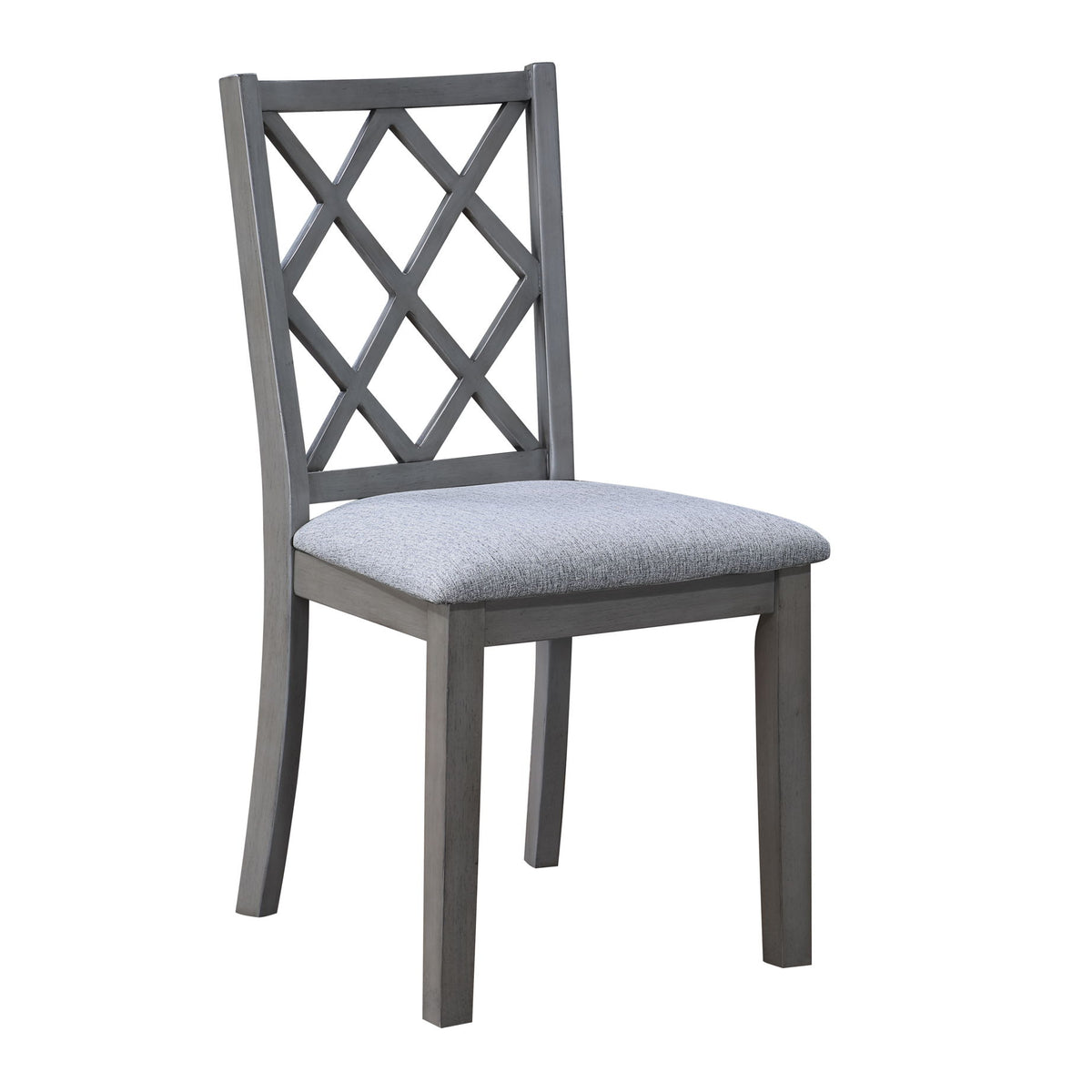 Carlisle - 5 Piece Extendable Wood Dining Set With Upholstered Seat Cushion (Set of 5) - Gray