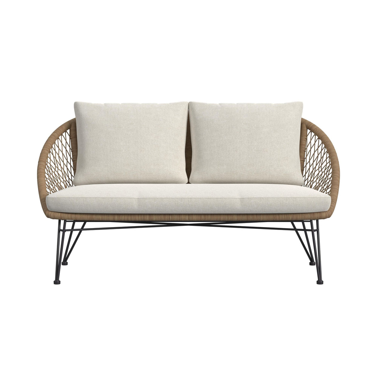 Grace - 4 Piece Outdoor Seating Set - Beige / Natural