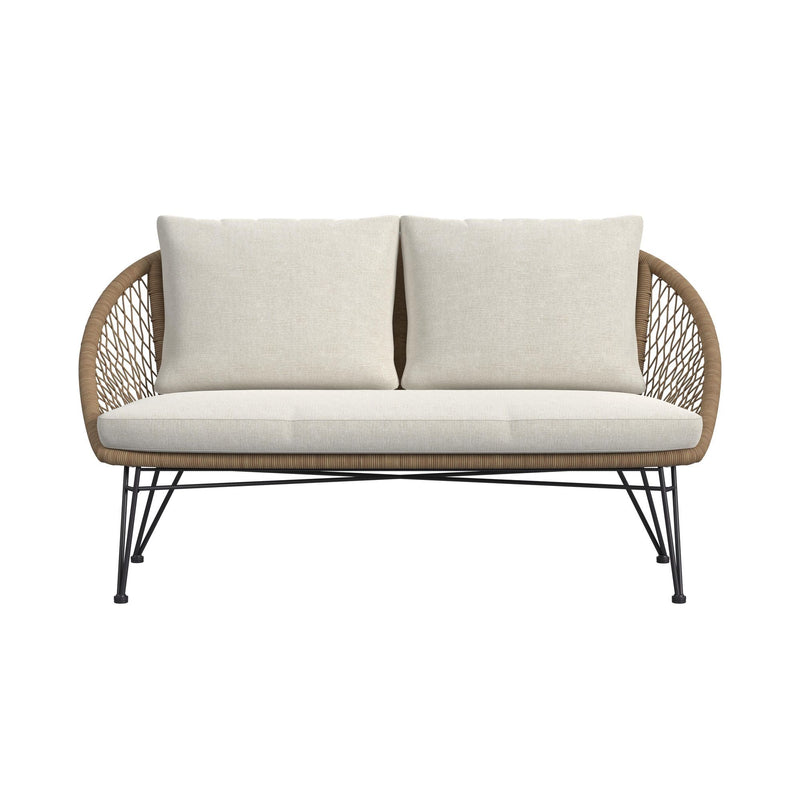 Grace - 4 Piece Outdoor Seating Set - Beige / Natural