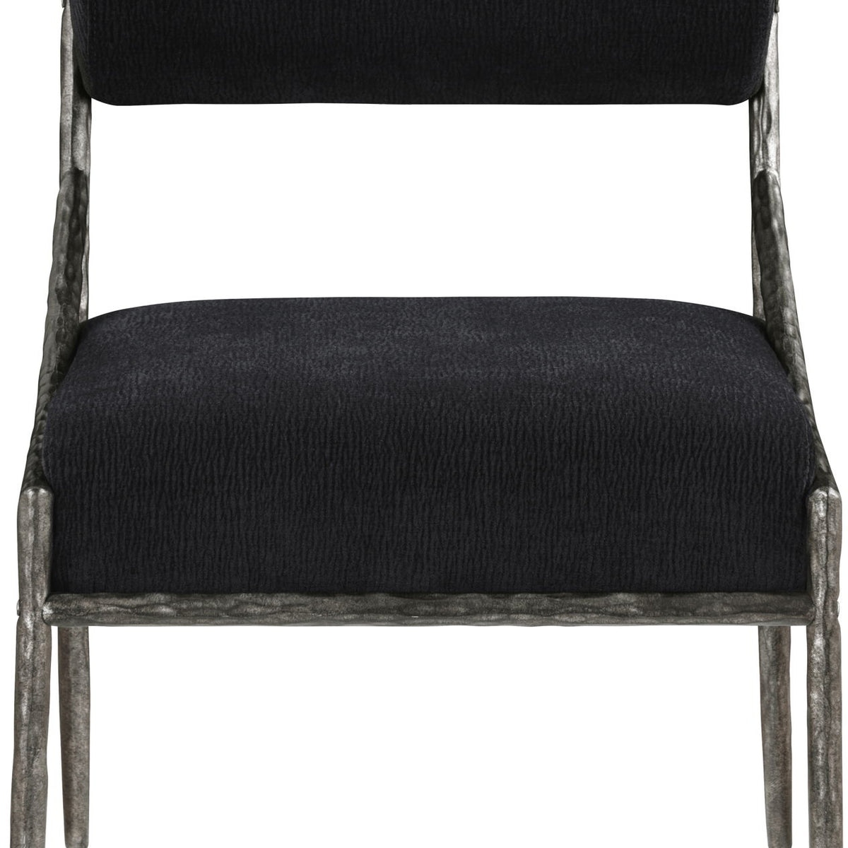 Bastille - Upholstered Dining Side Chair (Set of 2) - Silver Frame
