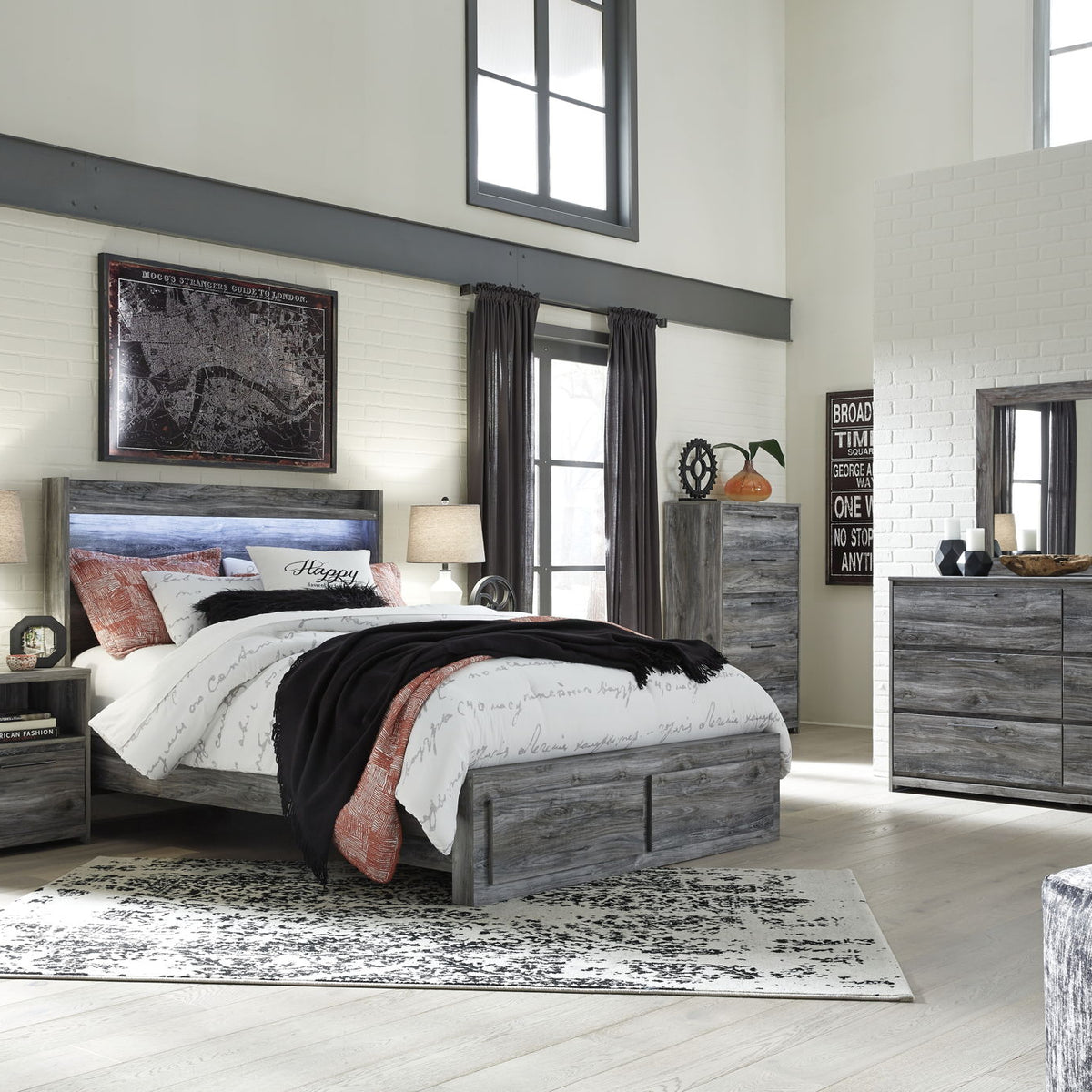 Baystorm - Panel Bedroom Set