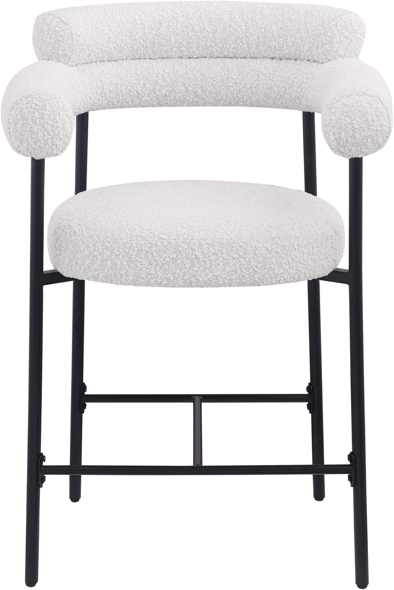 Blake - Counter Stool With Black Base (Set of 2)
