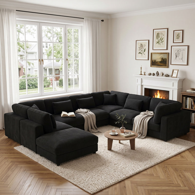 Upholstered Modular Sectional & Custom Configuration