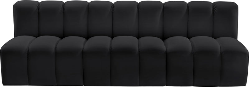Arc - Faux Leather 3 Seats Modular Sofa
