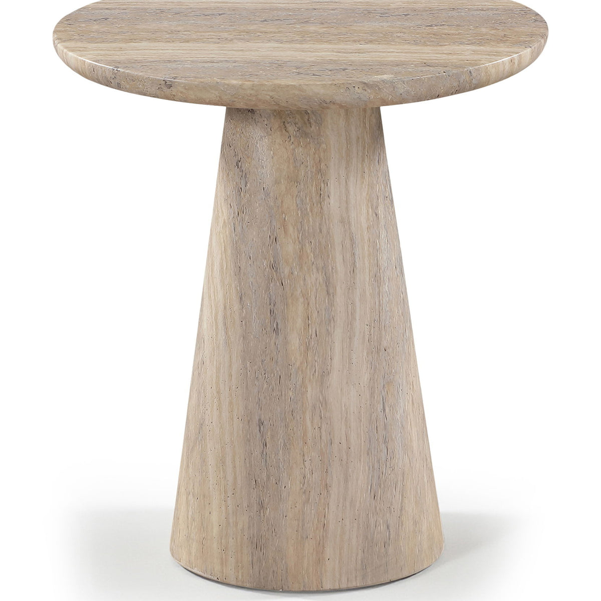 Cassino - Concrete Indoor/Outdoor End Table - Travertine