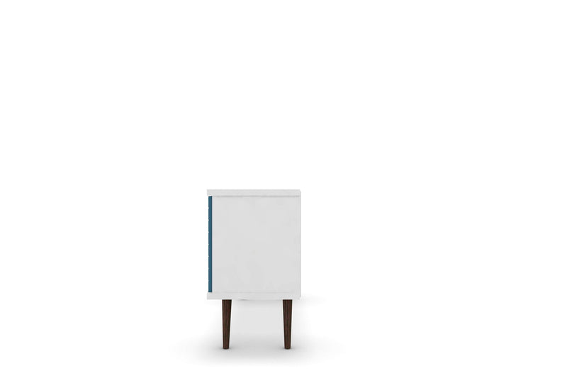 Manhattan Liberty - 53" TV Stand With White Frame