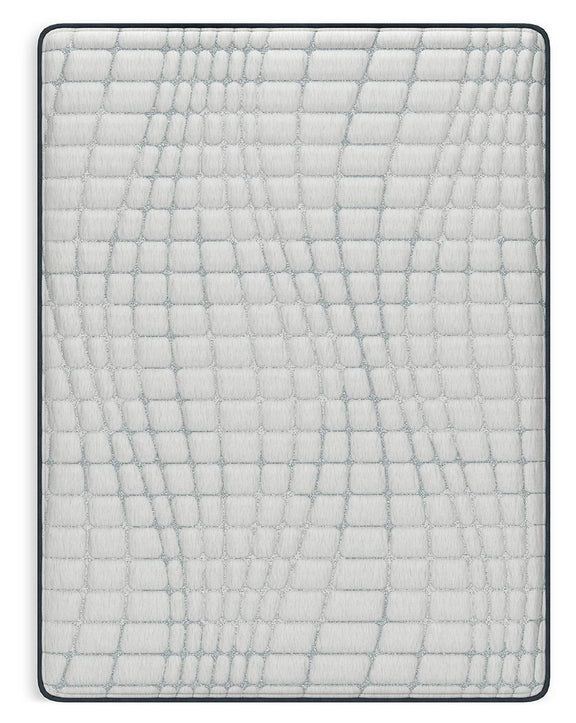 Hybrid 1300 mattress top with white grid quilted pattern