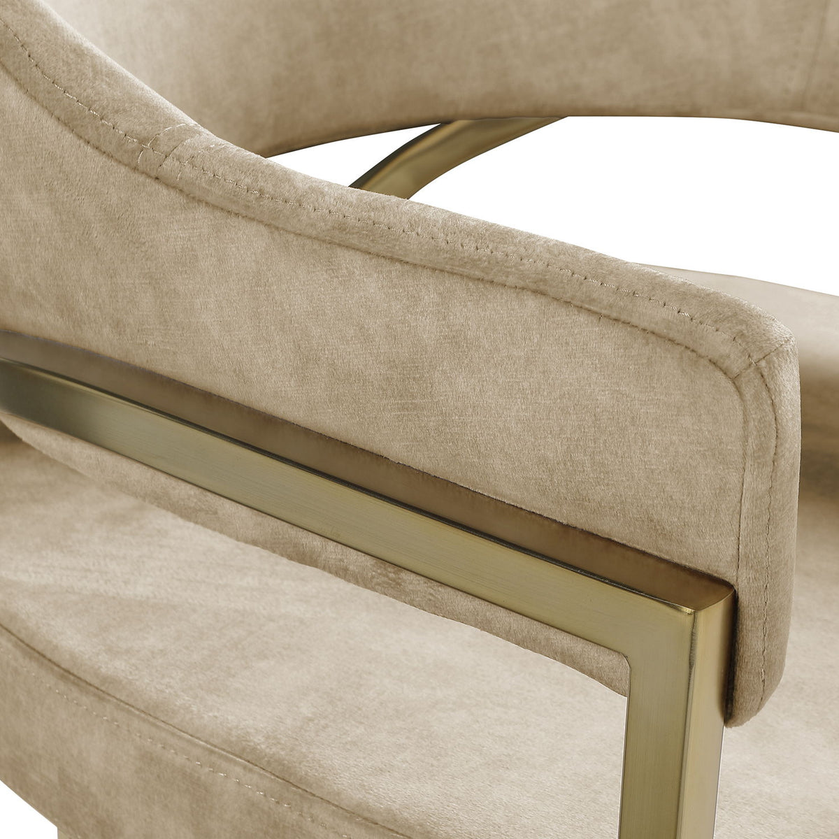 Madelyn - Dining Chair (Set of 2) - Brushed Brass