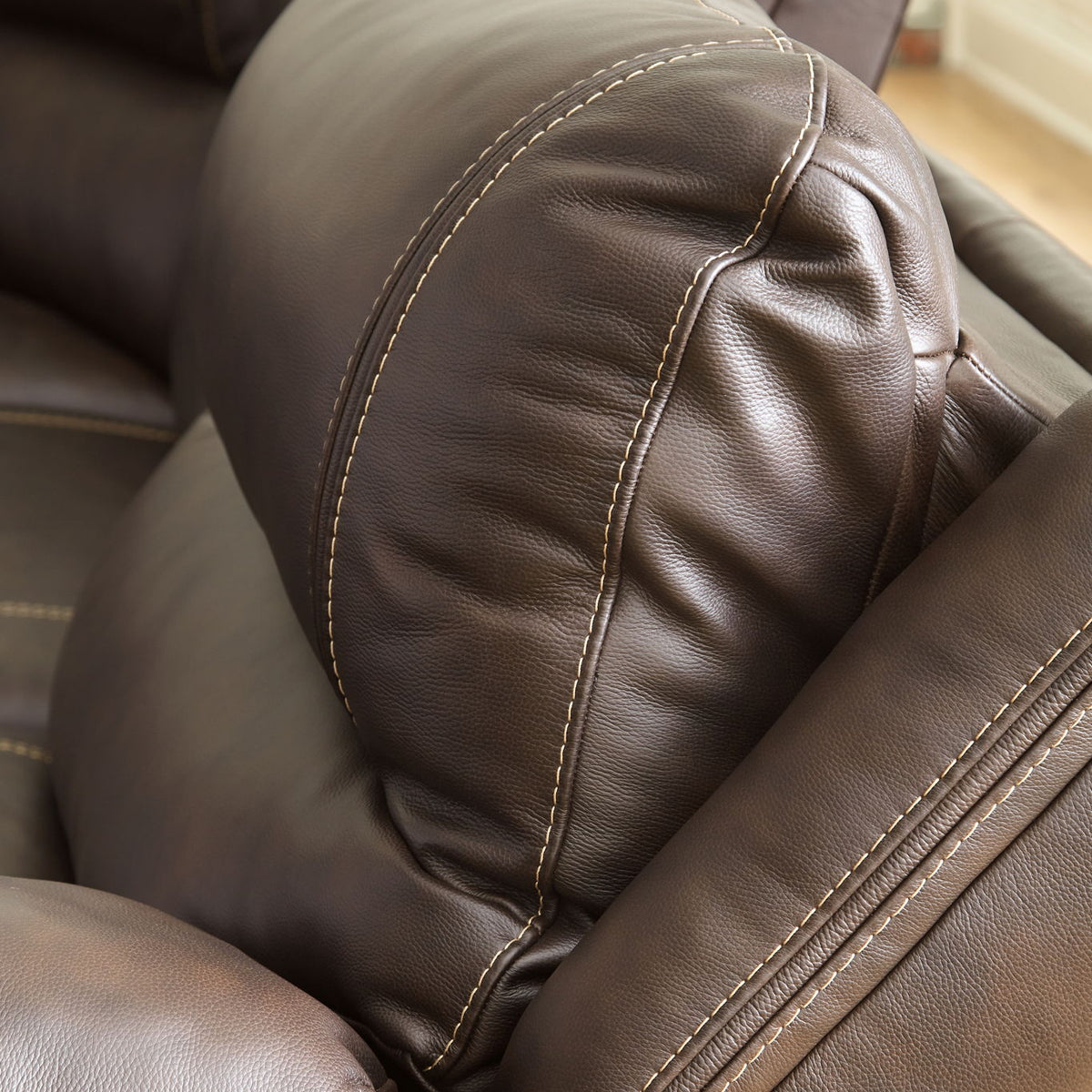 Dunleith - 4-Piece Power Reclining Sectional - Chocolate