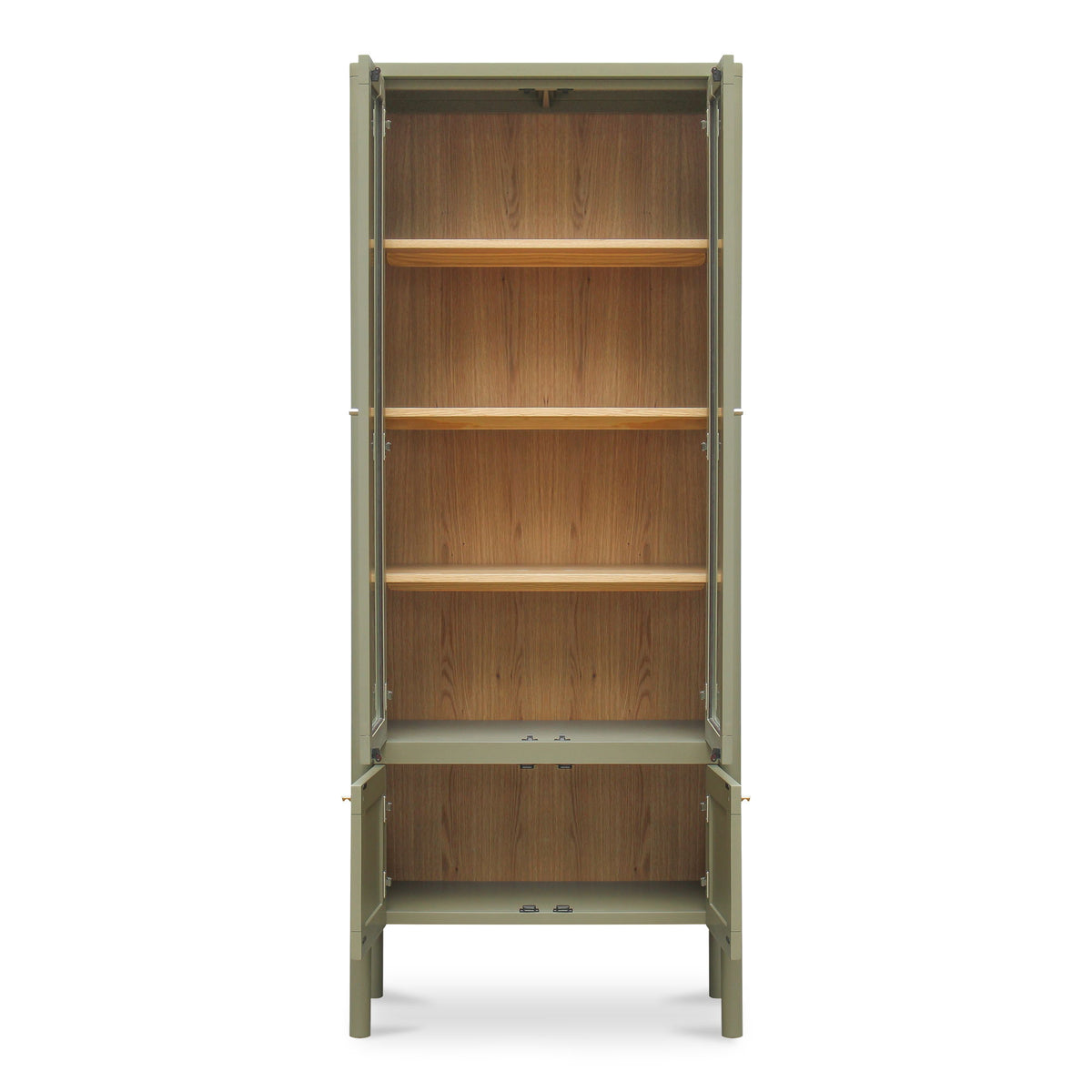 Hannah - Tall Display Cabinet - Green