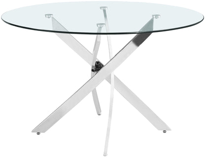 Xander - Dining Table - Pearl Silver