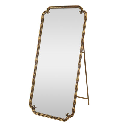 Floor Mirror Full-Length Antique Gold 70.1-inch