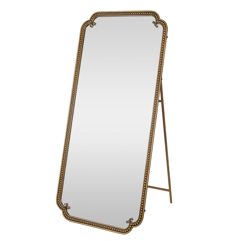 Floor Mirror Full-Length Antique Gold 70.1-inch