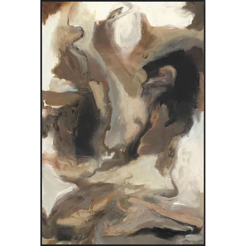 Volcanic - 48" x 72" Painting By Buddy Whitlock - Black