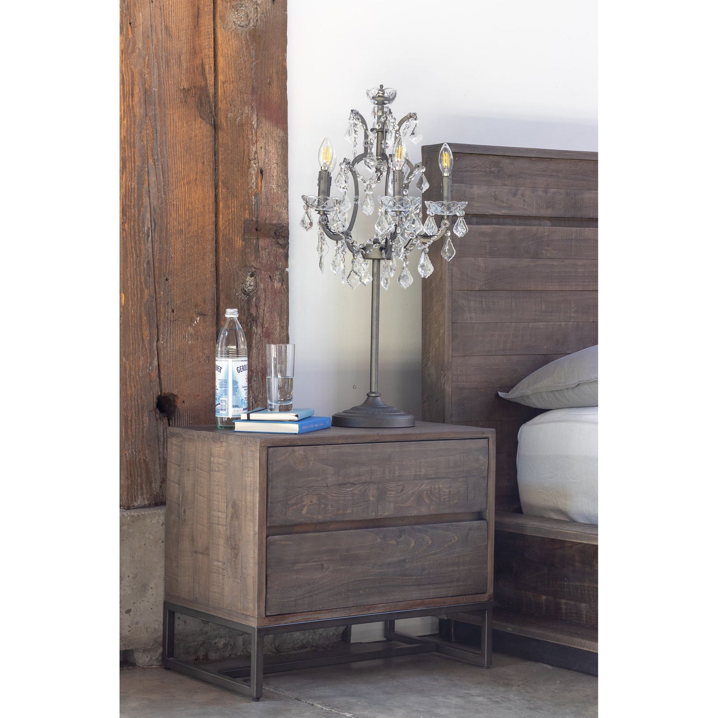 Elena - Nightstand - Brown