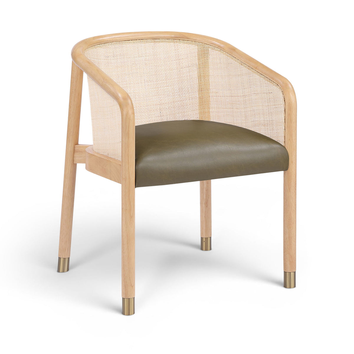 Sylvan - Vegan Leather Dining Chair (Set of 2) - Natural Frame