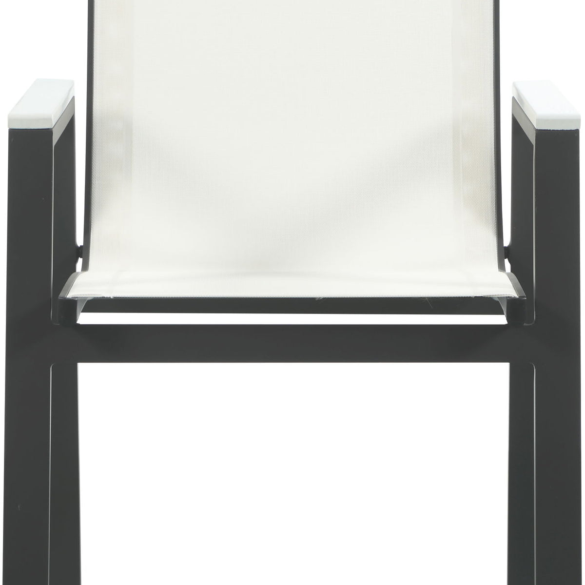 Nizuc - Outdoor Patio Dining Arm Chair With Gray Frame (Set of 2)