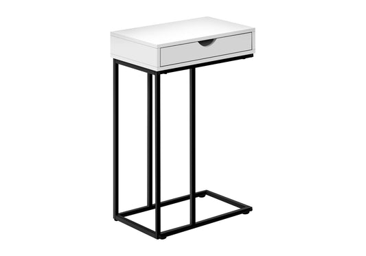 Accent Table, C - Shaped Contemporary & Modern Versatile Design