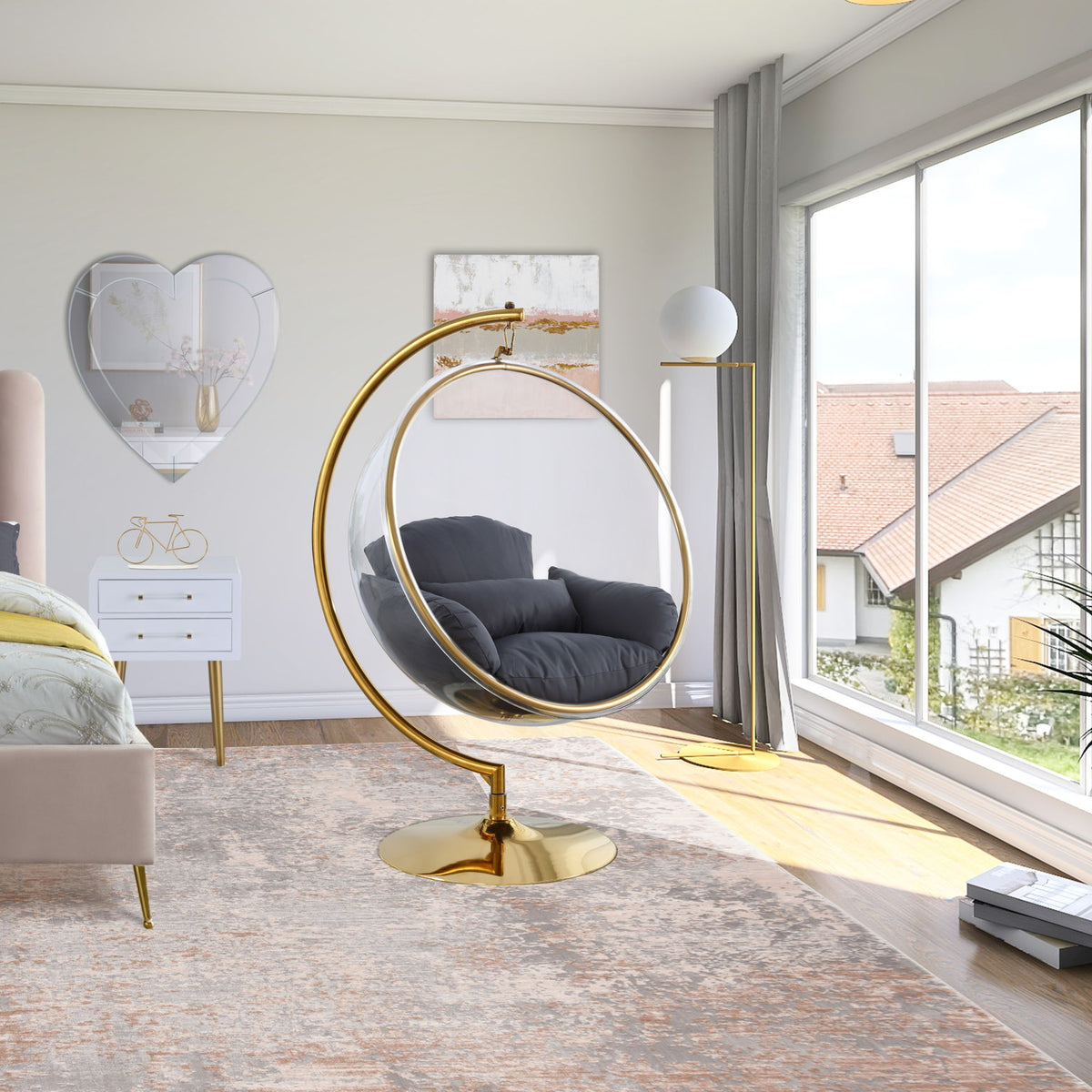 Luna - Swing Bubble Accent Chair