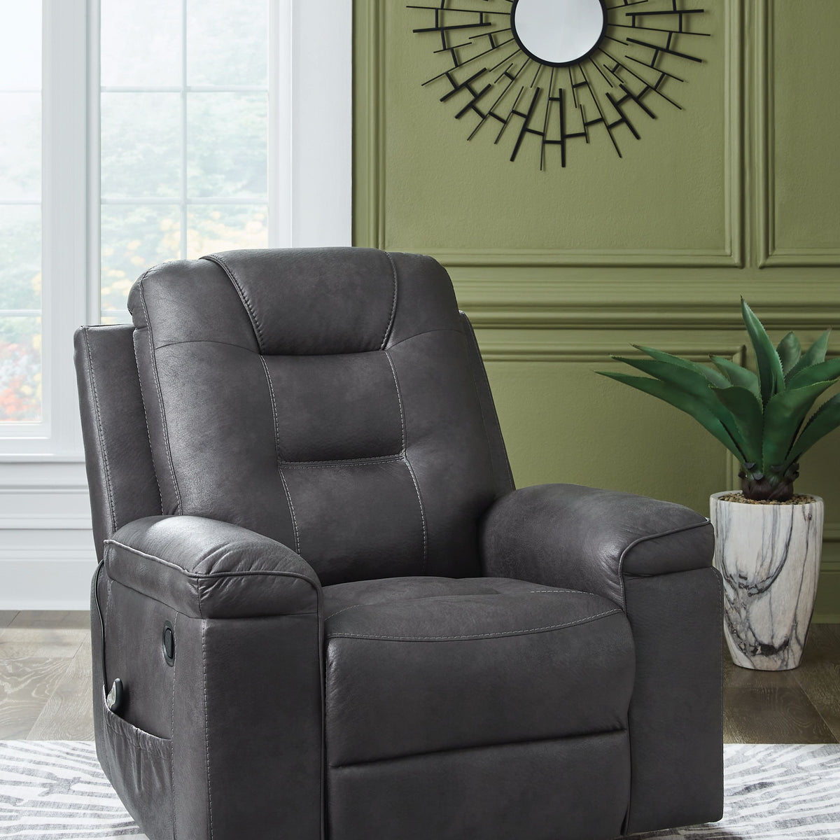 Stockworth - Rocker Recliner - Granite
