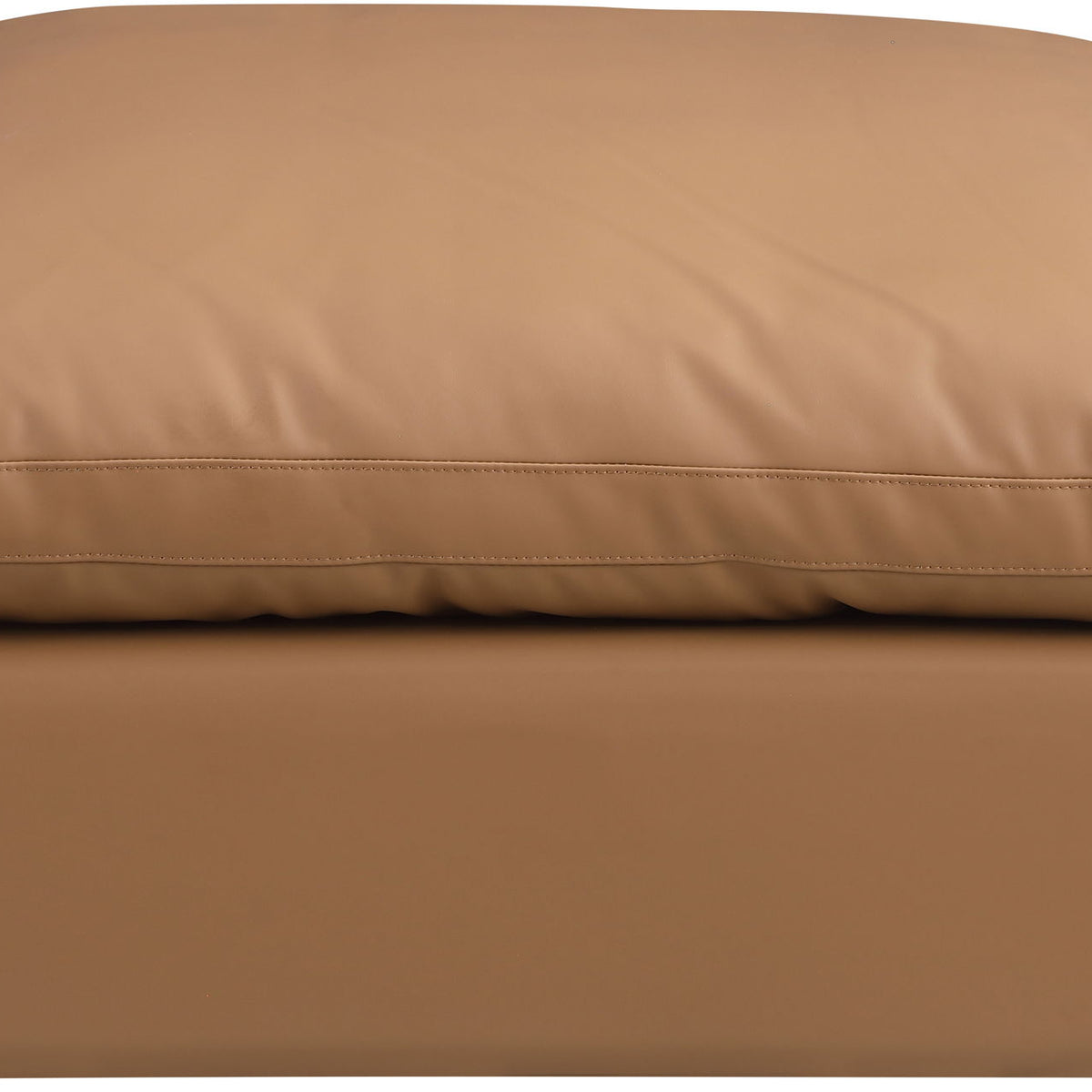 Comfy - Faux Leather Ottoman