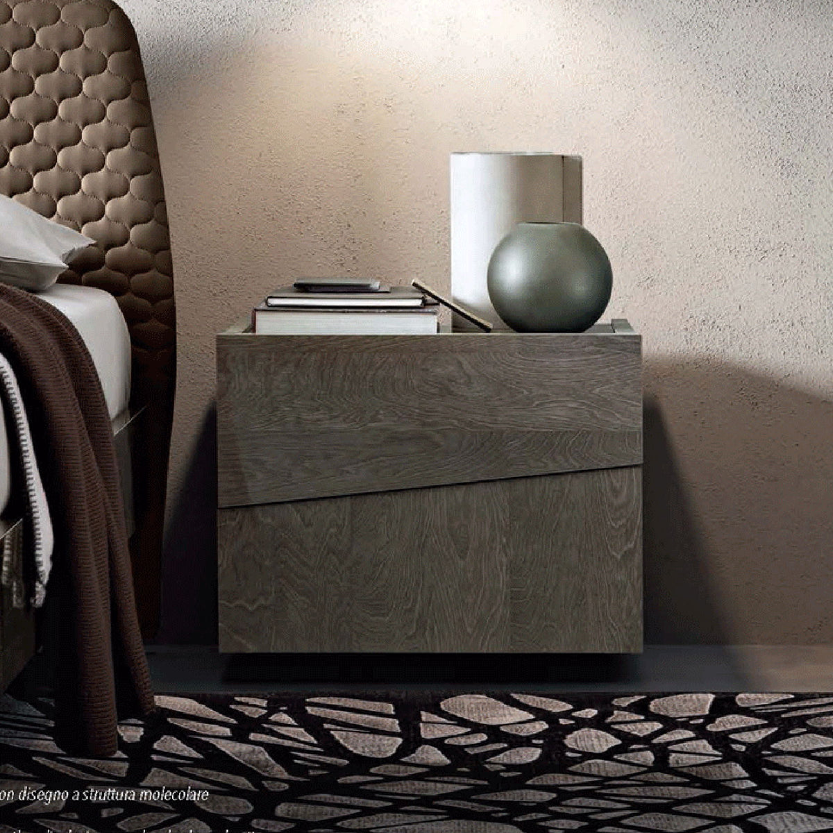 Tekno - Nightstand - Dark Brown