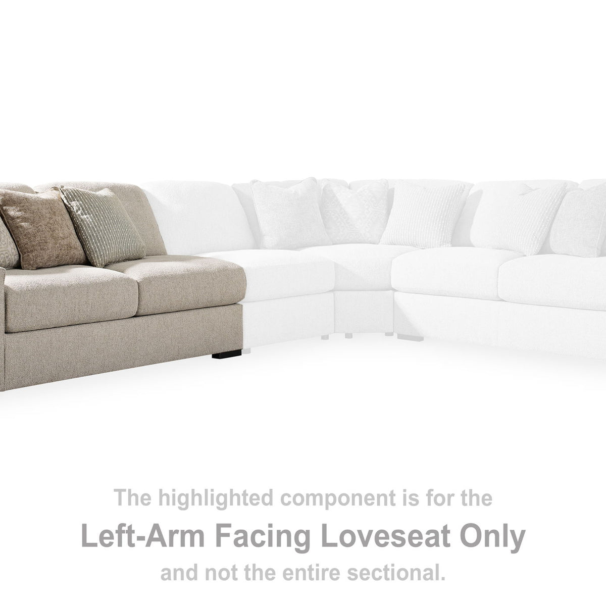 Ballyton - Laf Loveseat - Sand