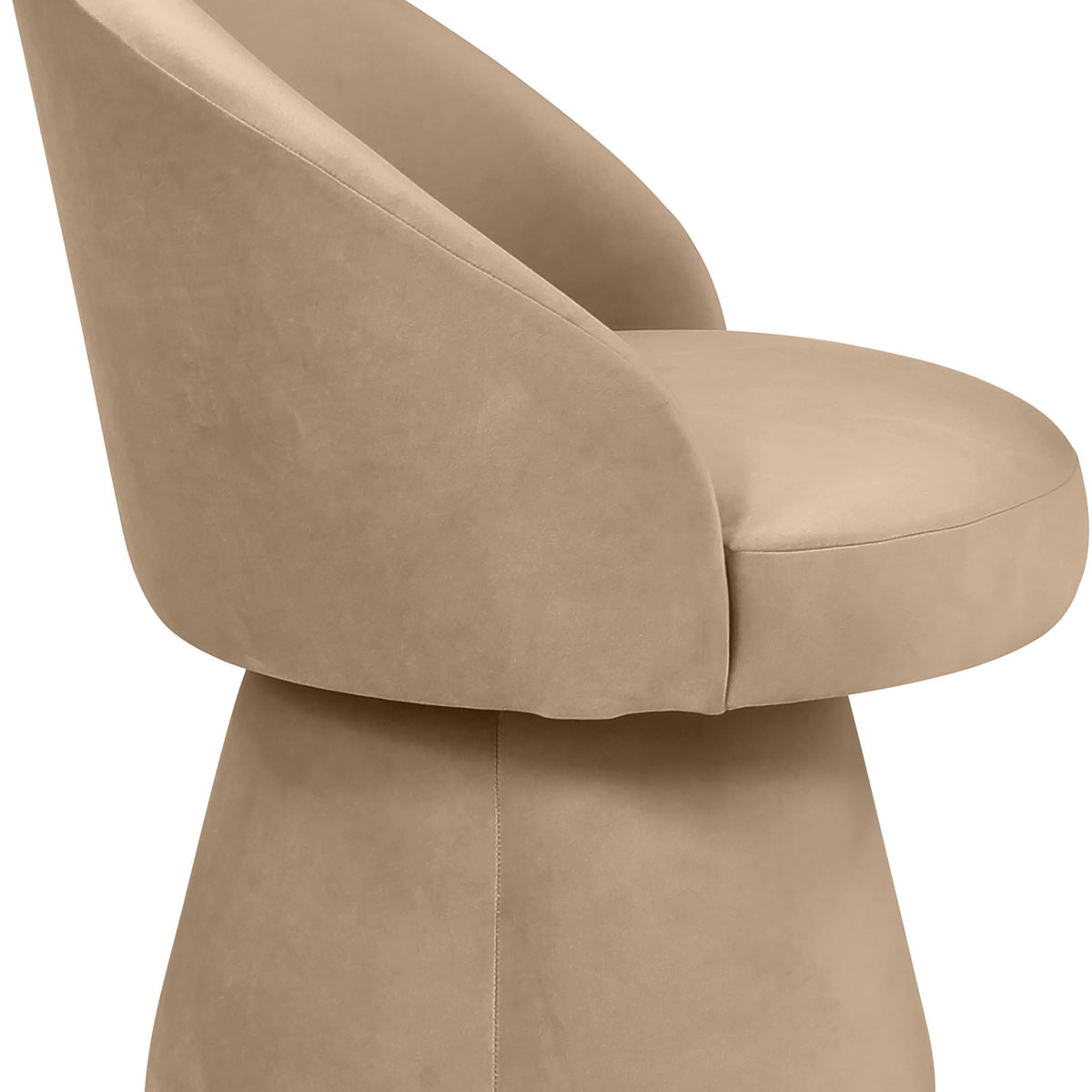 Selene - Upholstered Swivel Dining Chair