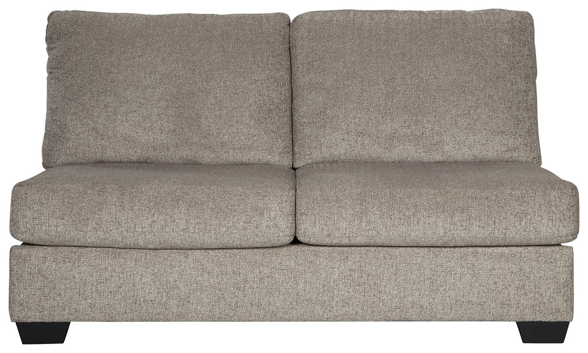 Ballinasloe - Armless Loveseat - Platinum
