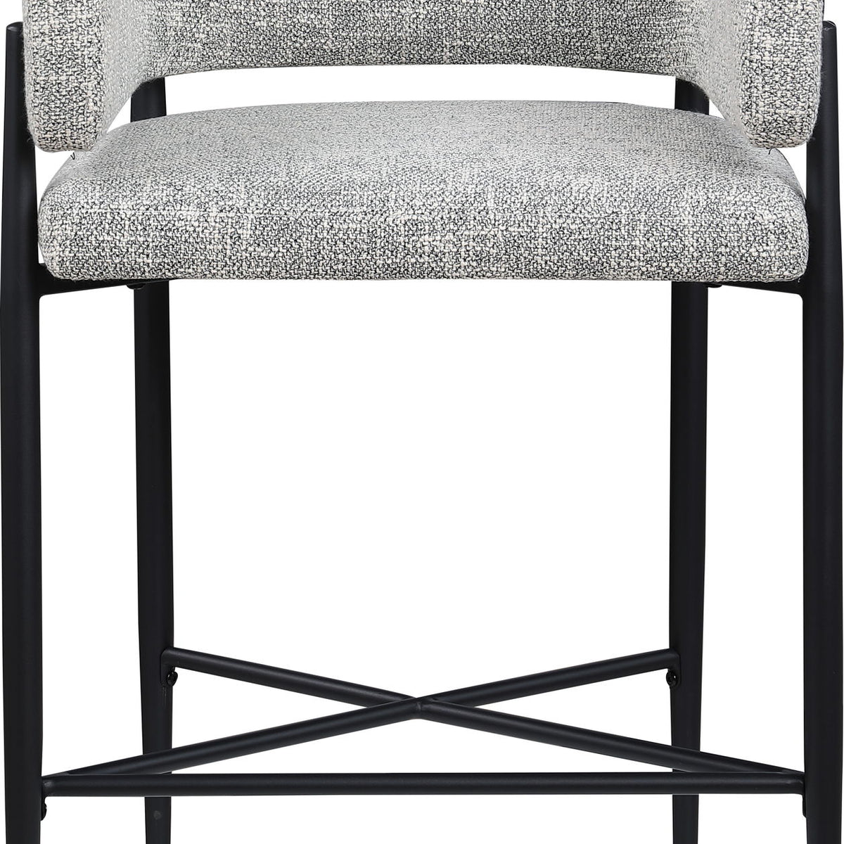 Dame - Fabric Upholstered Counter Stool (Set of 2)