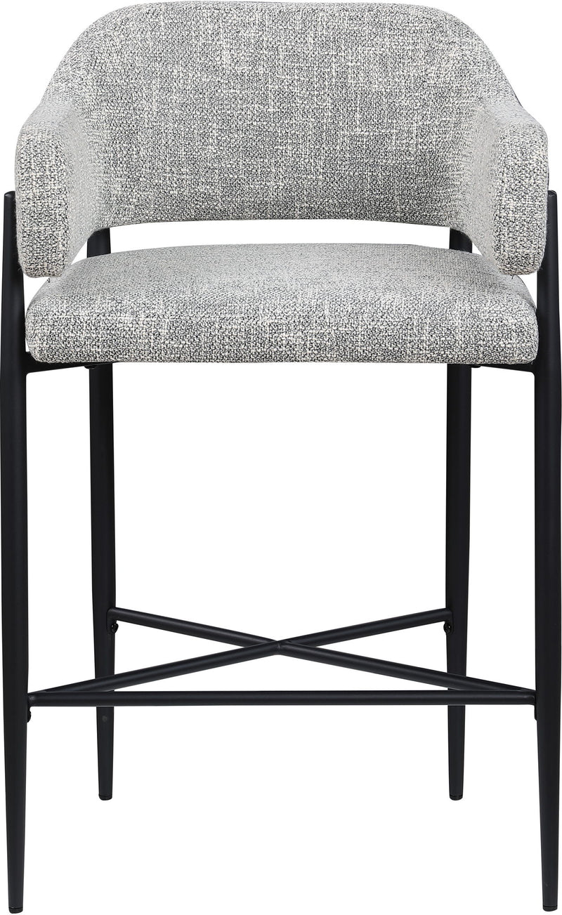 Dame - Fabric Upholstered Counter Stool (Set of 2)