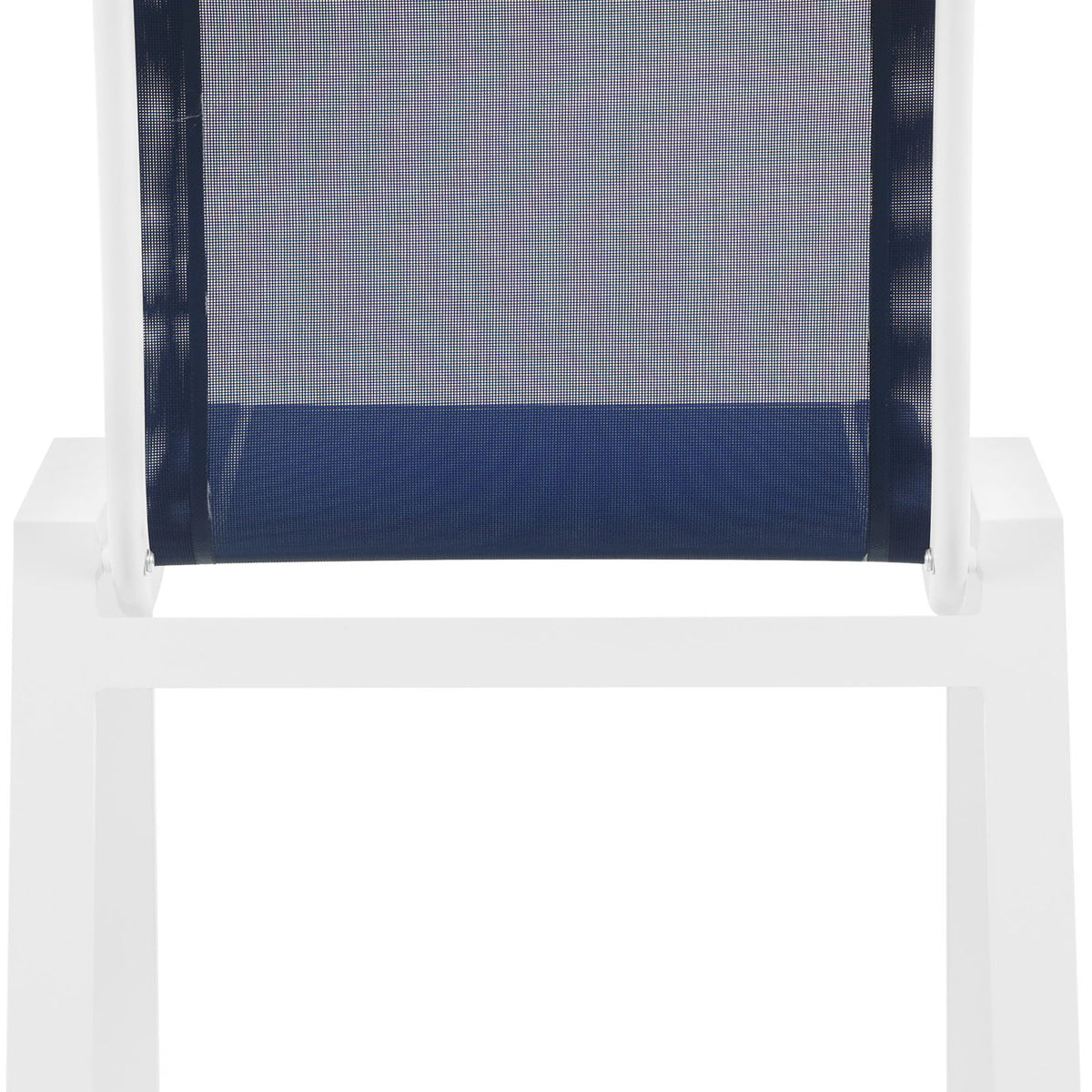 Nizuc - Outdoor Patio Dining Chair With White Frame (Set of 2)