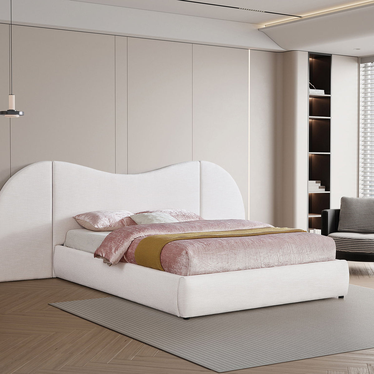 Everest - Linen Fabric Bed